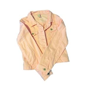 Pink jean jacket